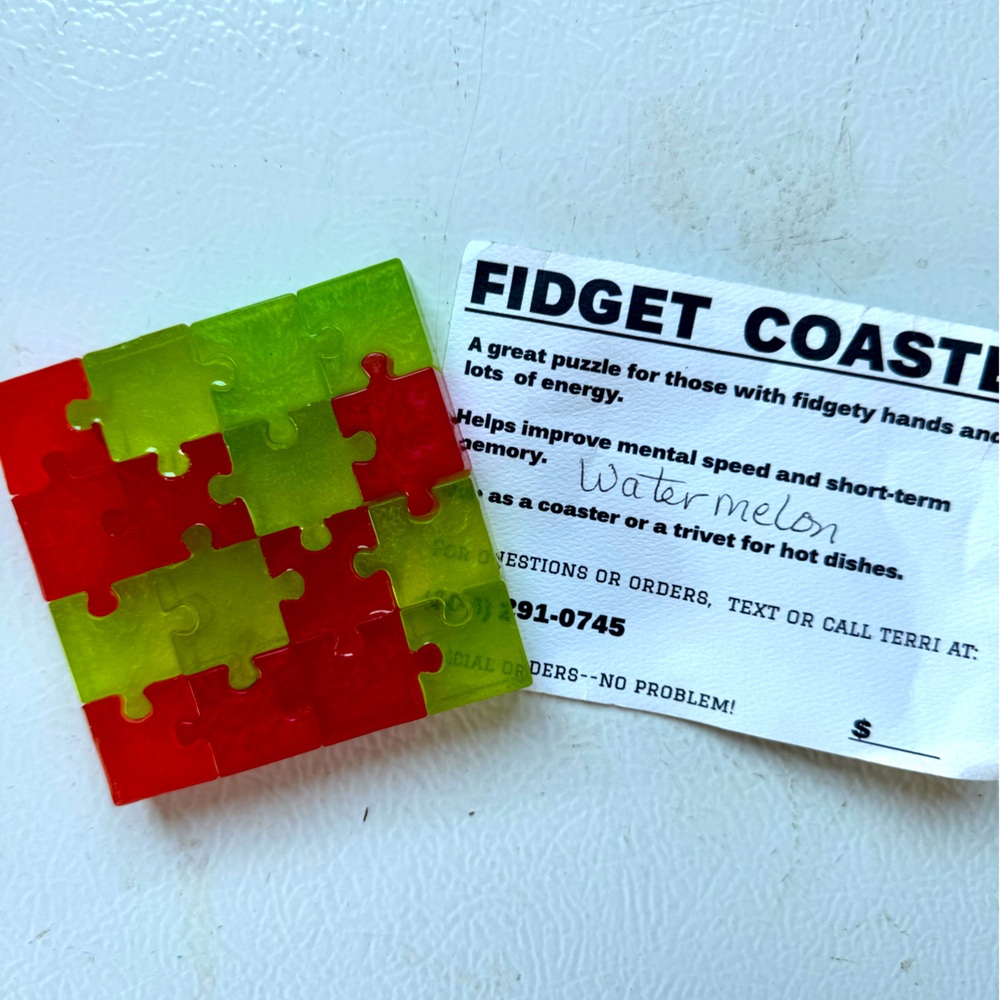 Colorful Fidget Coaster Puzzle